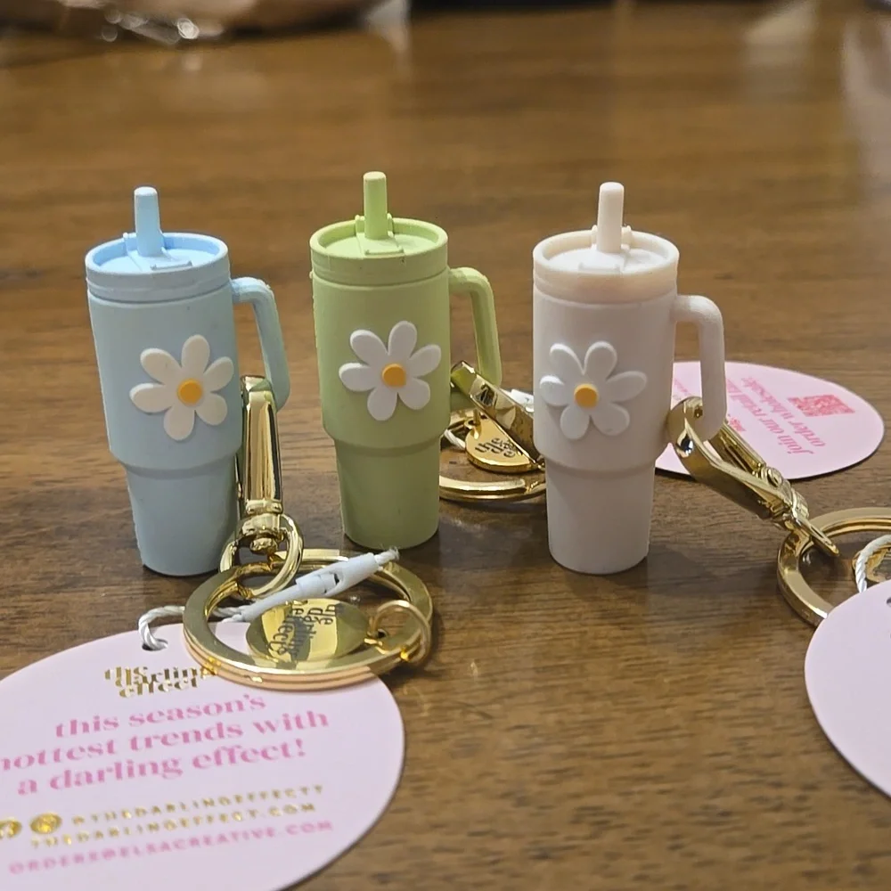The Darling Effect Tumbler Key Chains Set of 3 - Picture 5 of 5